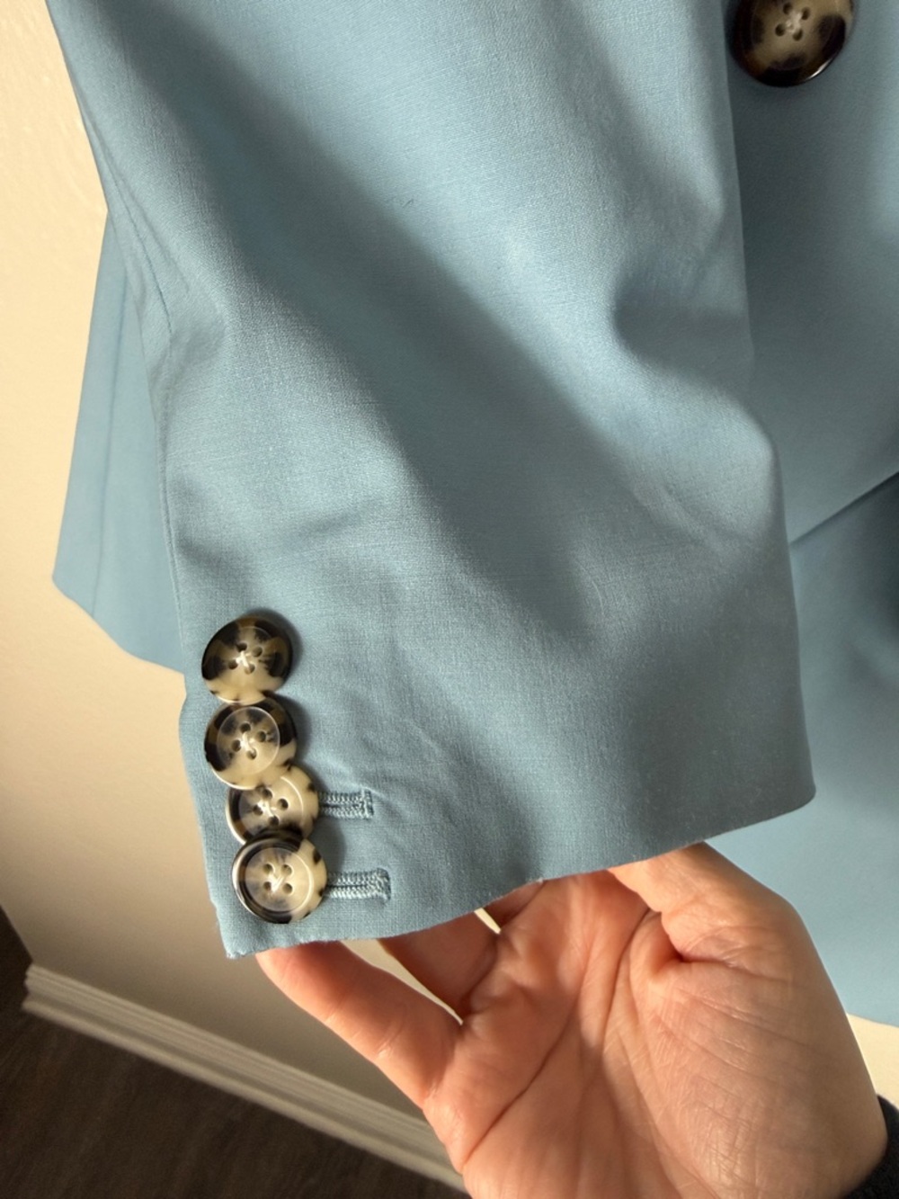 Veronica Beard Miller Dickey Jacket Blazer in Sea Glass - Picture 12 of 13